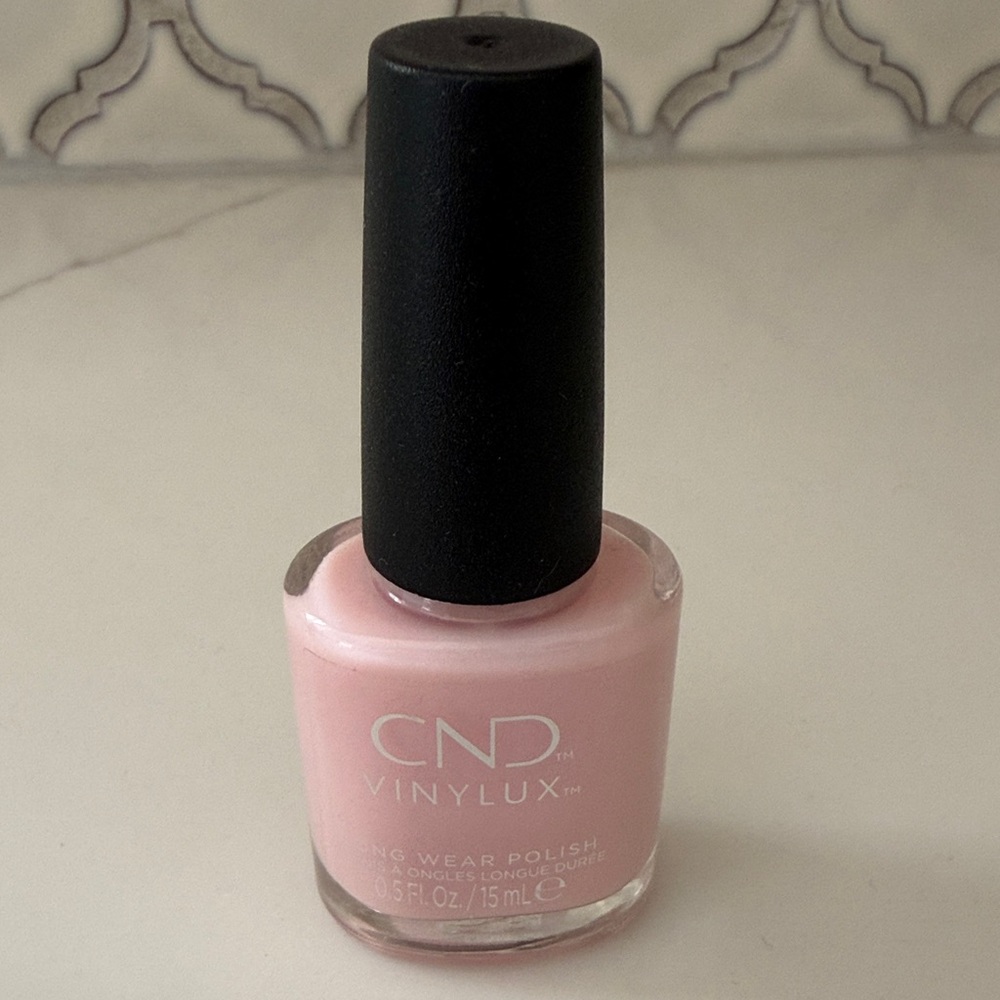 CND Vinylux Pink Nail Polish Colour Name Negligence
